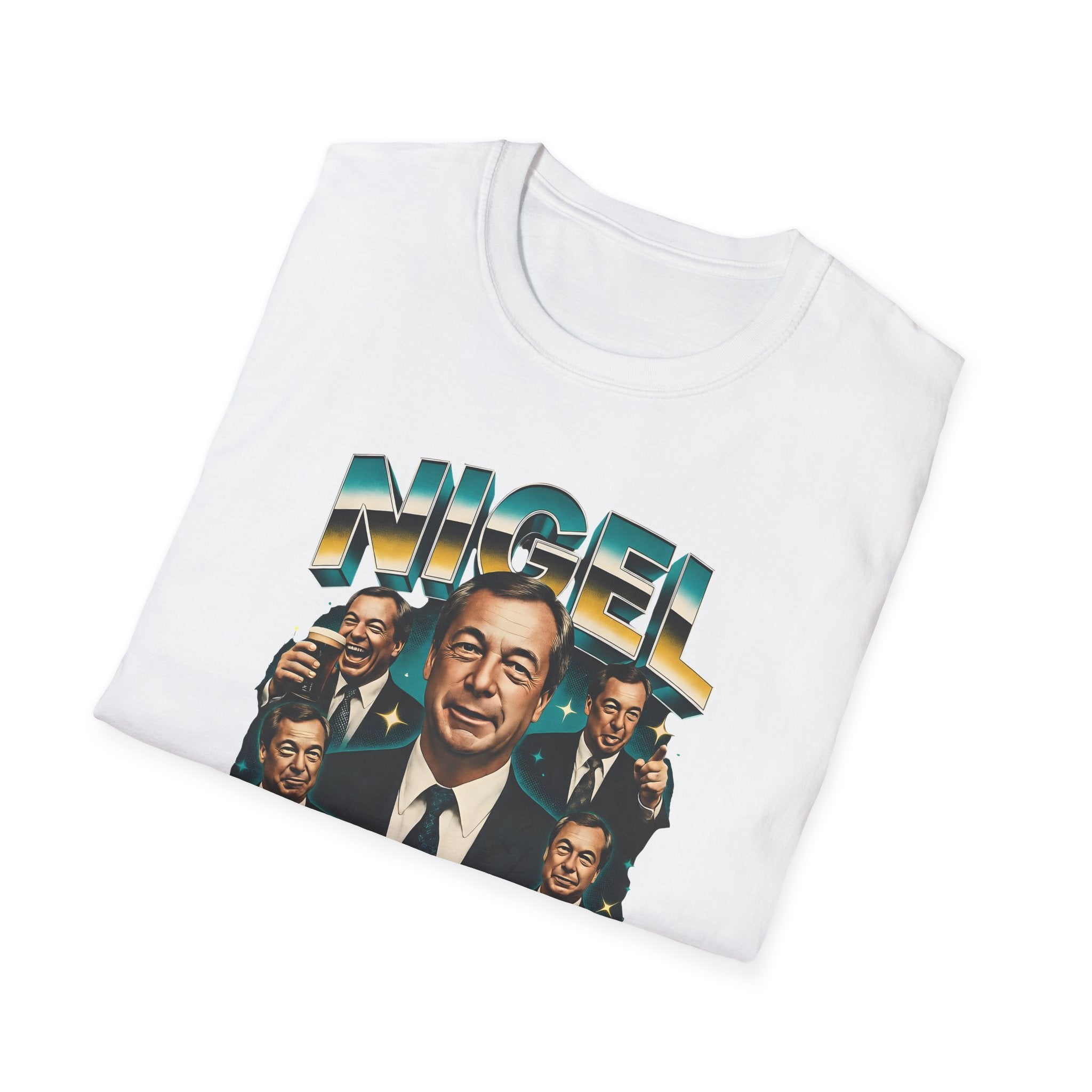 Nigel The Untameable T-Shirt | Reform UK Satire | Fat Boris Political Collection 