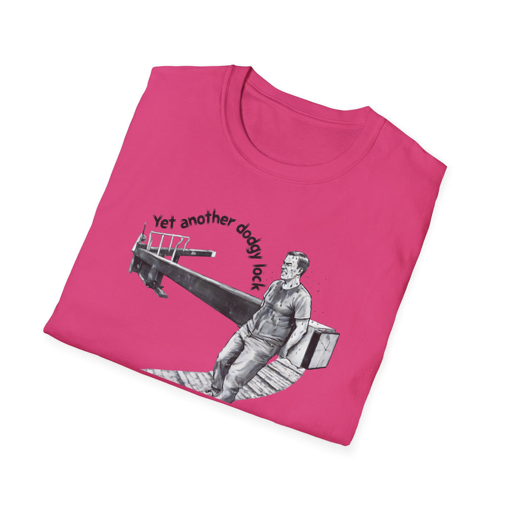 Yet Another Dodgy Lock | Funny Narrowboat Canal Lock Gate T-Shirt | Canal & Narrowboat Collection Printify