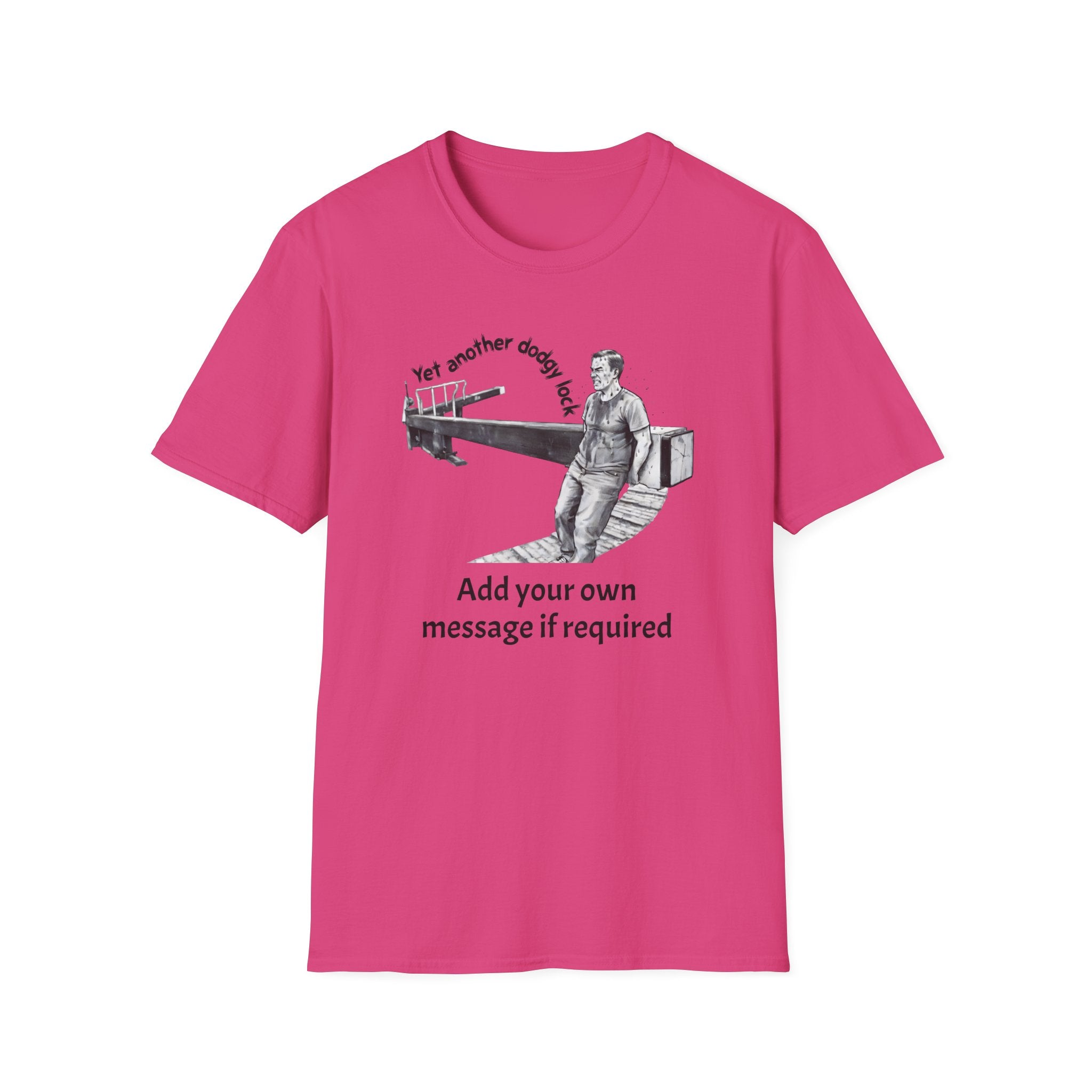 Yet Another Dodgy Lock | Funny Narrowboat Canal Lock Gate T-Shirt | Canal & Narrowboat Collection Printify