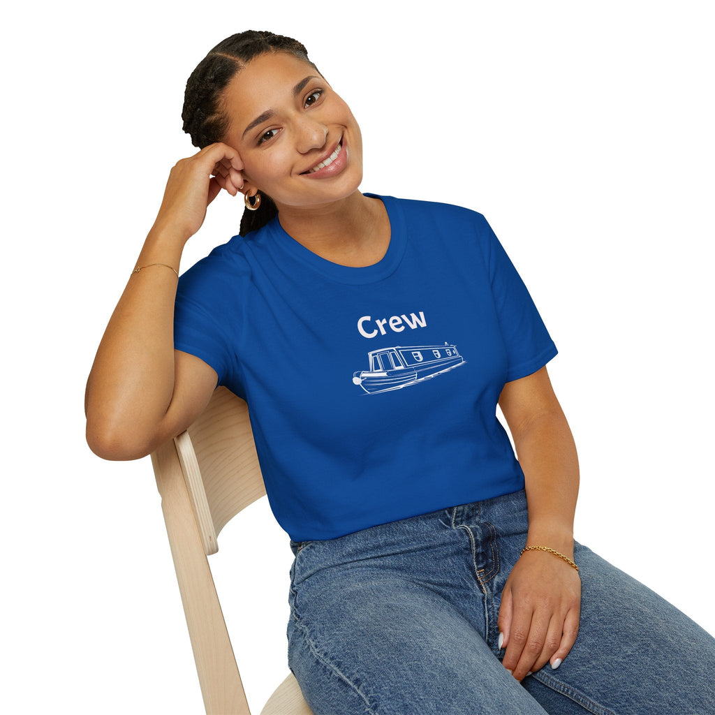 Boat Crew T-Shirt — Narrowboat Crew Graphic Tee Printify