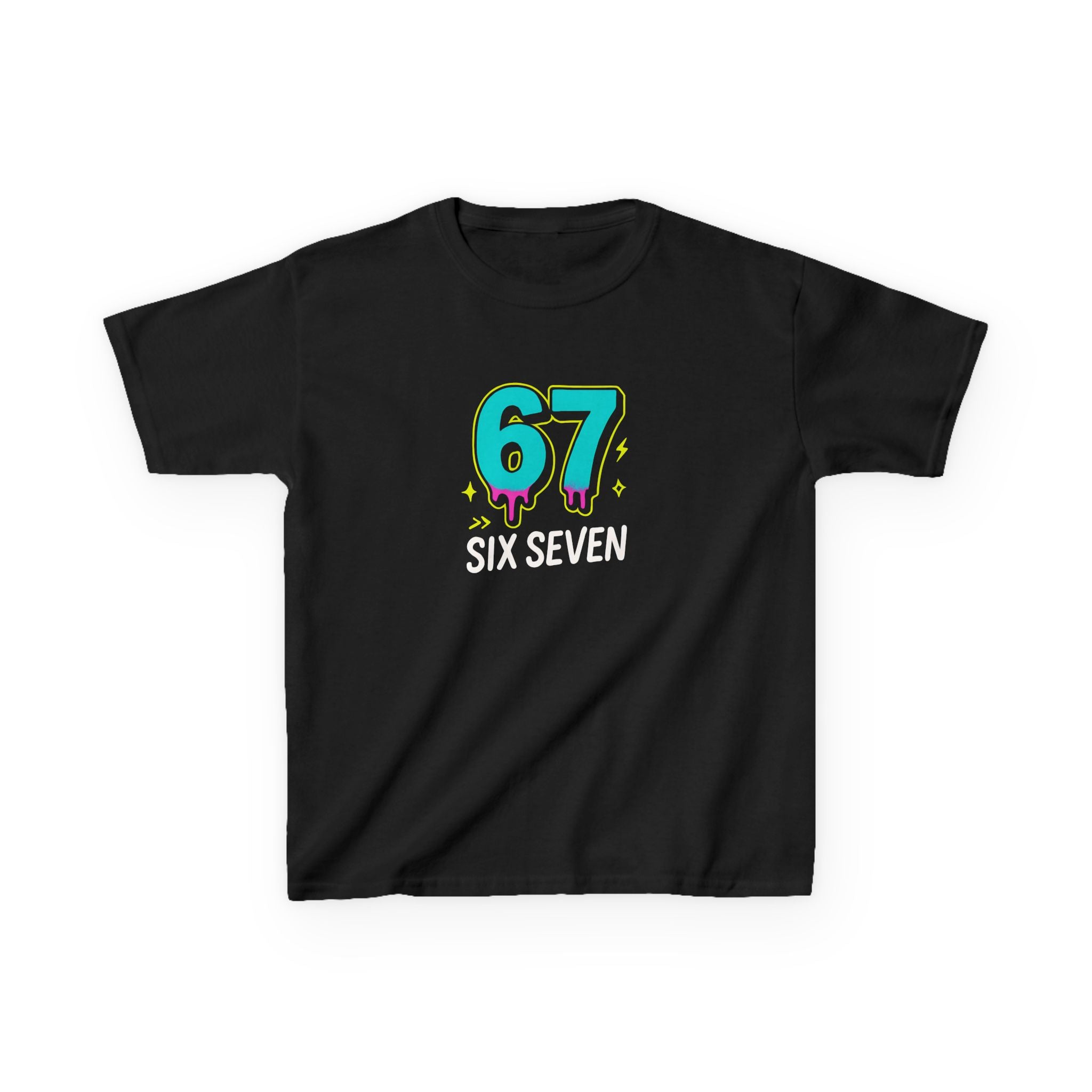 Kids Tee, Six Seven Meme Numeric Joke, Children's Shirt, Funny Math Gift, School