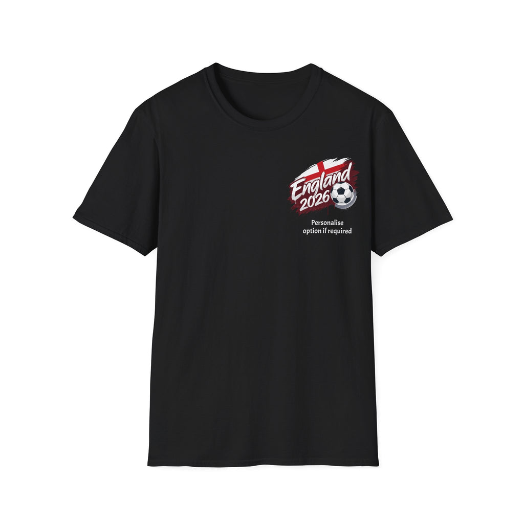 England 2026 Soccer T-Shirt — Football Fan Tee (customisable) Printify