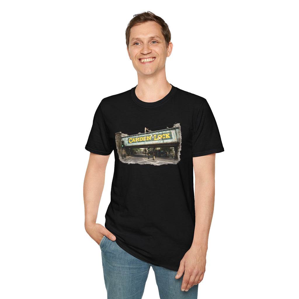Camden Lock iconic  Bridge Graphic T-Shirt — Vintage London Market Tee