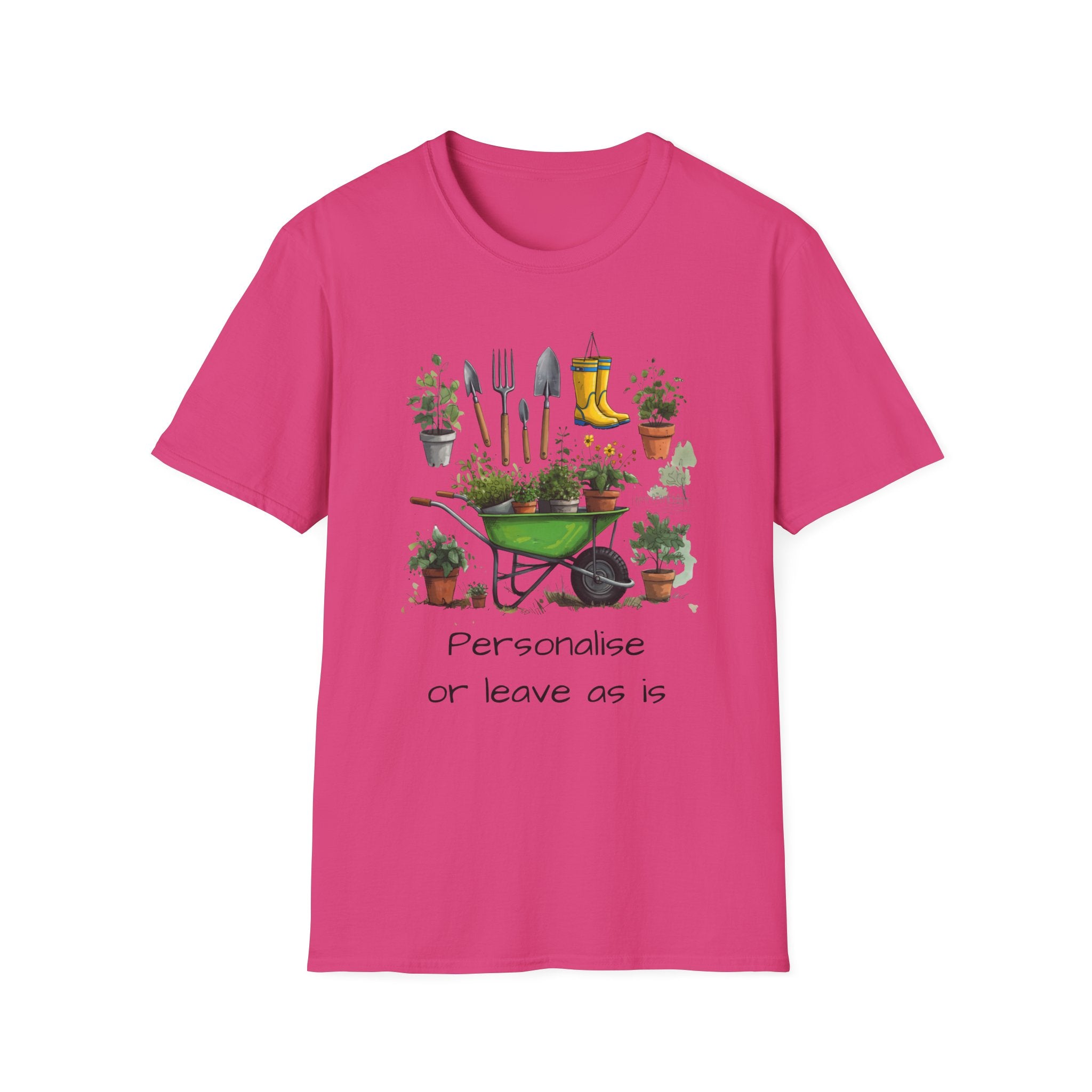 Gardening Tools Wheelbarrow T‑Shirt — Plant Lover Garden Tee Printify