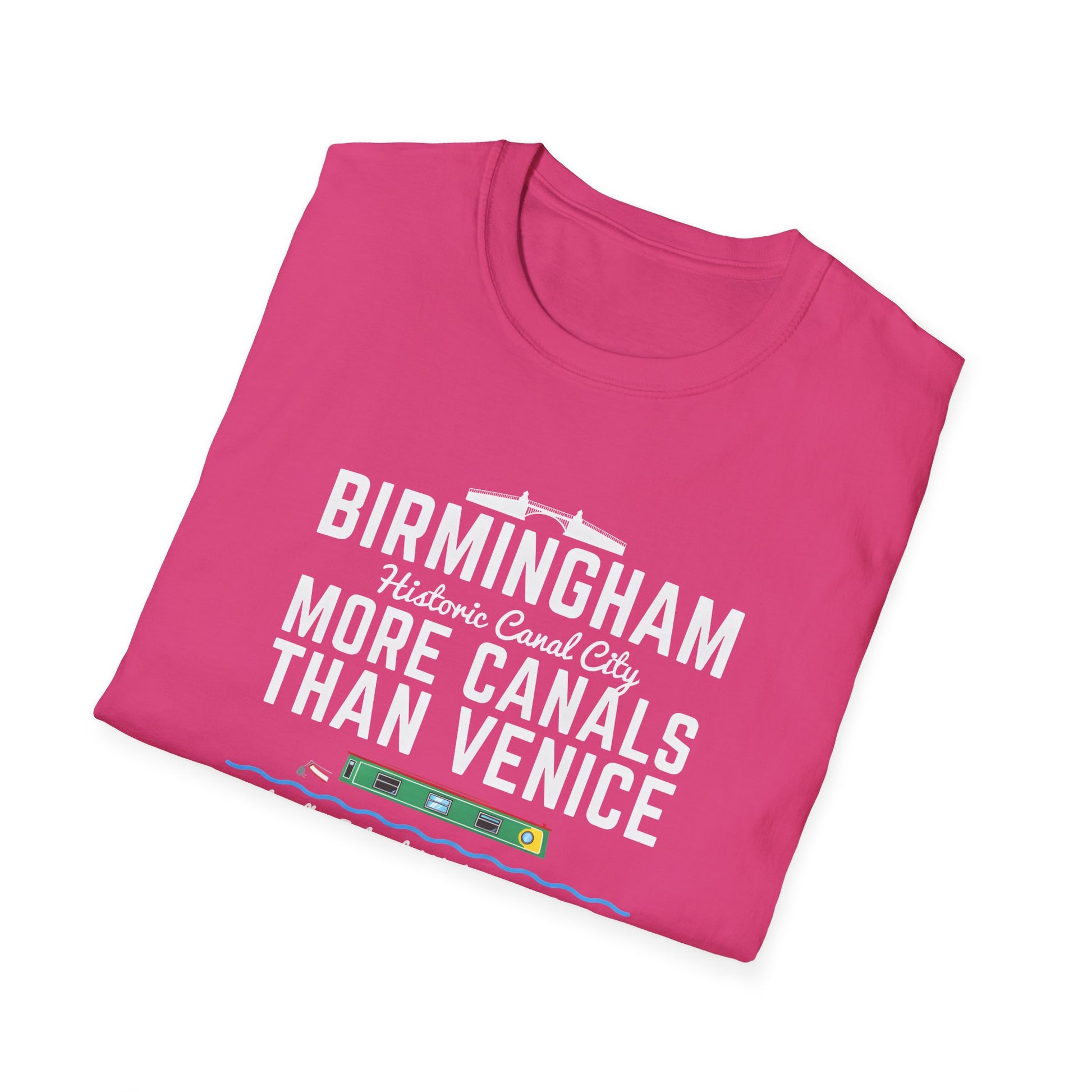 Fat Boris Store: Historic Birmingham "More Canals Than Venice" T-Shirt