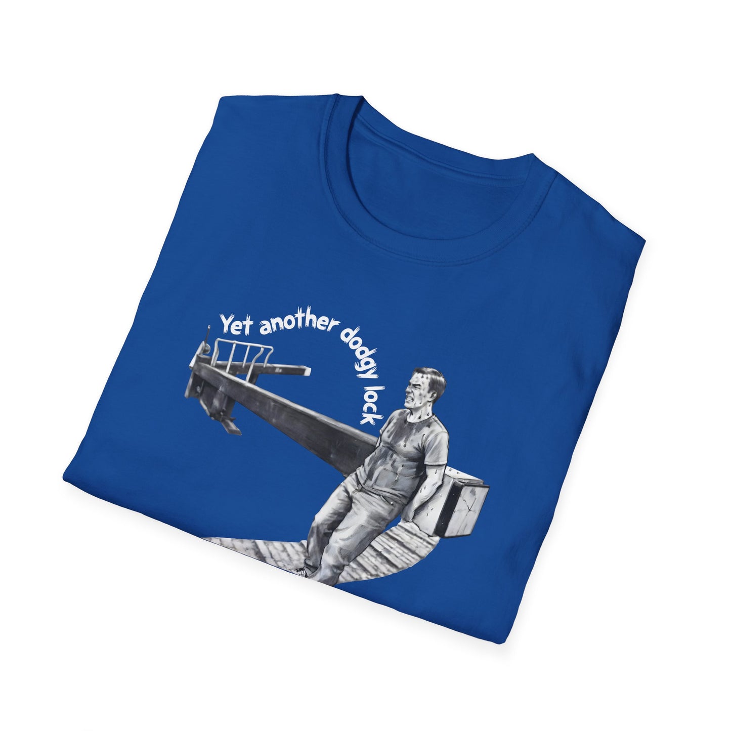 Yet Another Dodgy Lock | Funny Narrowboat Canal Lock Gate T-Shirt | Canal & Narrowboat Collection Printify