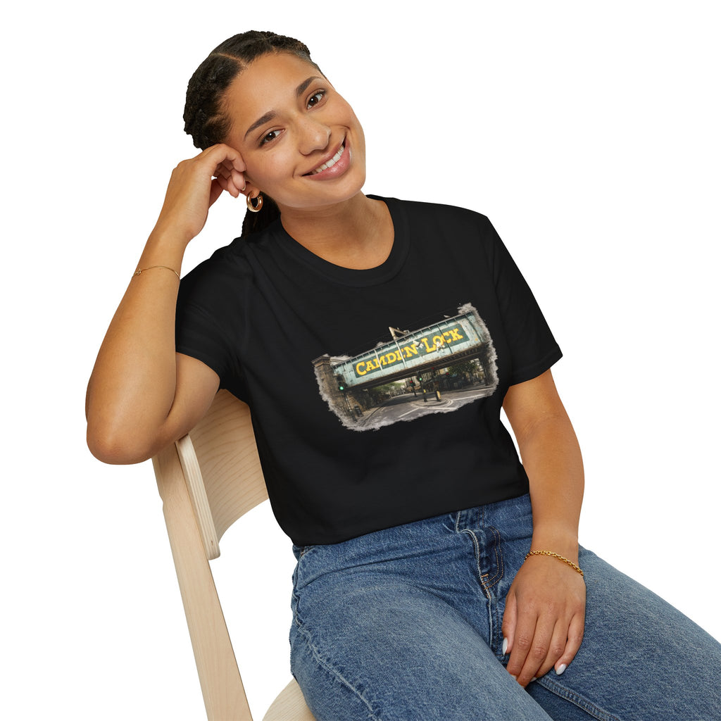 Camden Lock iconic  Bridge Graphic T-Shirt — Vintage London Market Tee