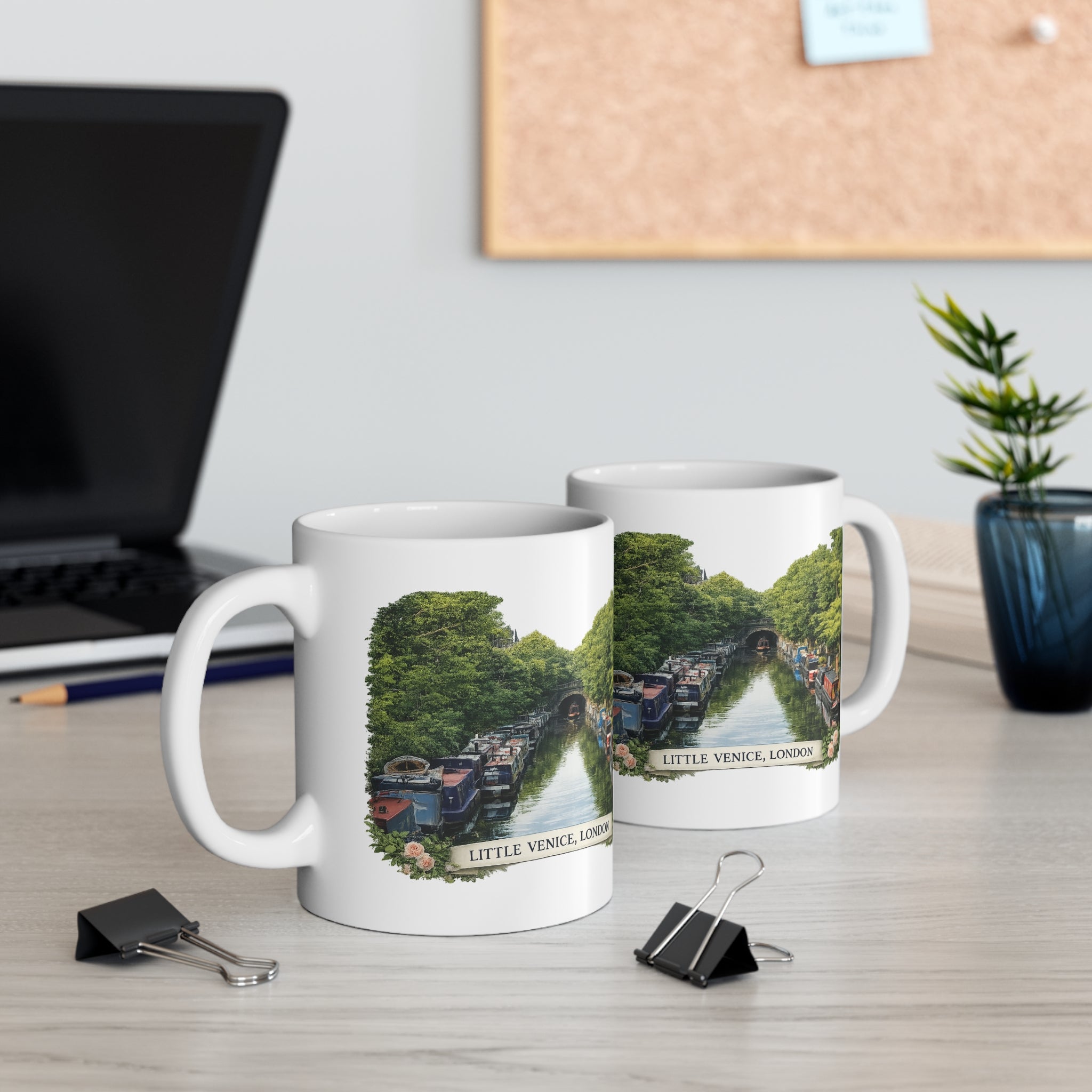 Little Venice London Mug — Scenic Regents  Canal Boat Coffee Cup