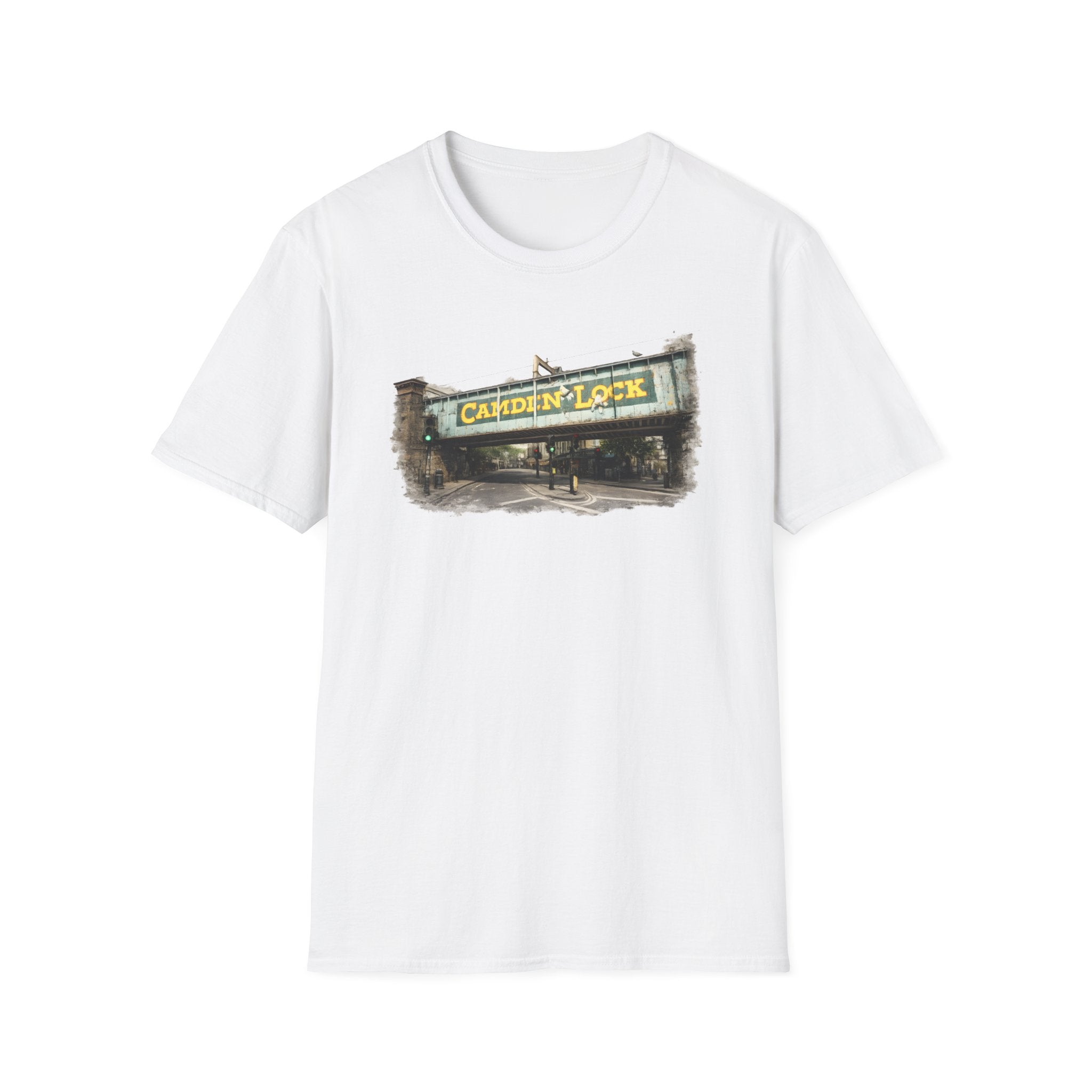 Camden Lock iconic  Bridge Graphic T-Shirt — Vintage London Market Tee