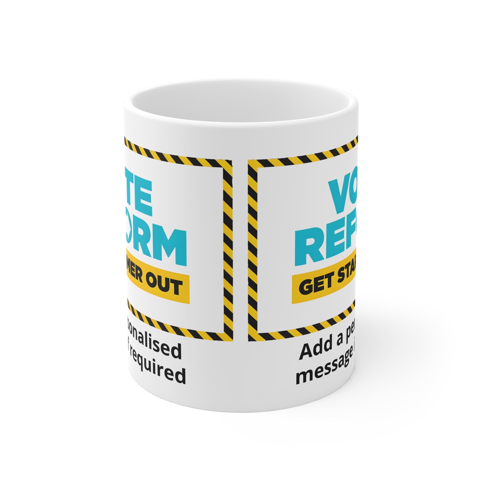 Vote Reform Get Starmer Out Mug - Reform UK Local Elections 2026 | Personalised Political Mug | Fat Boris Store 