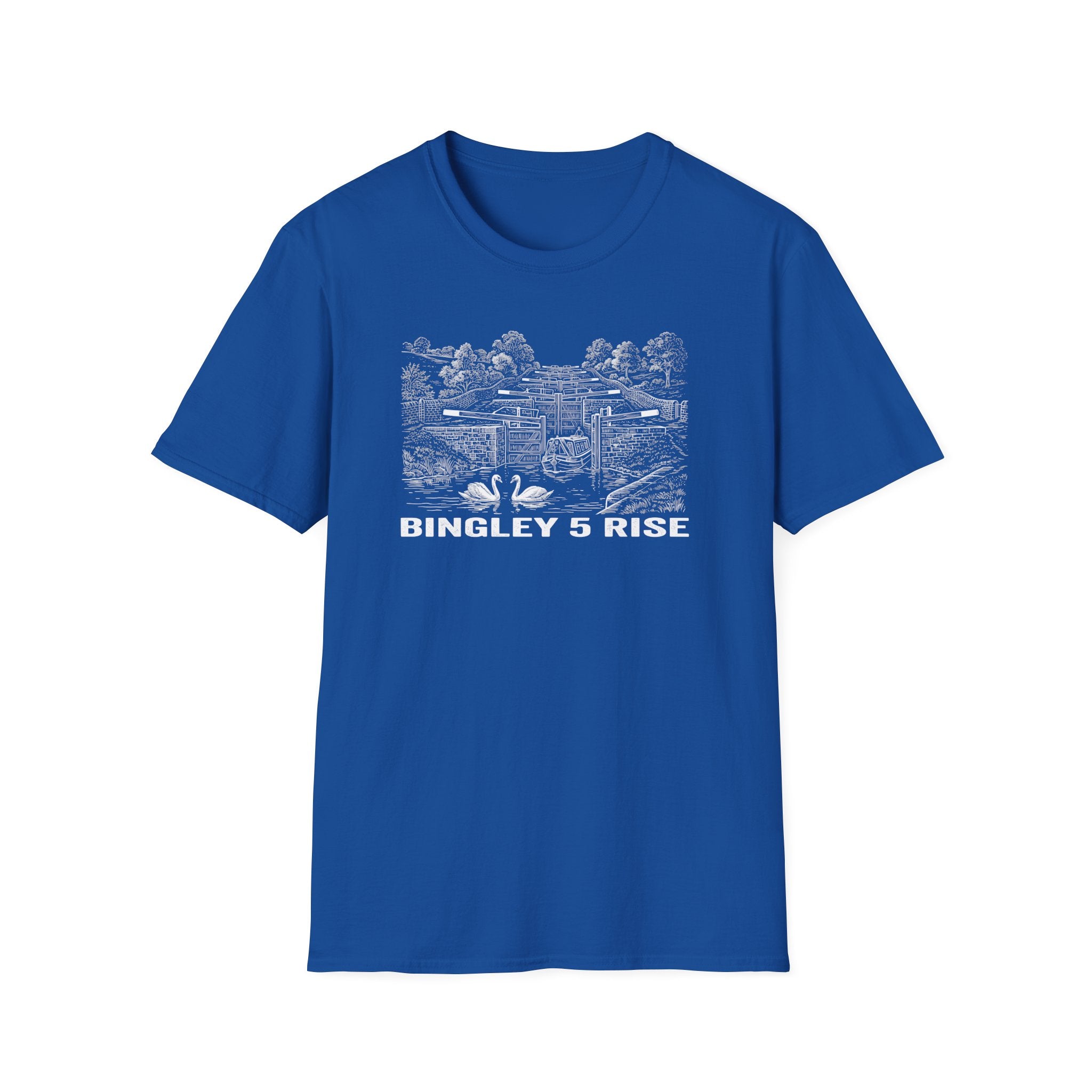 Bingley five-rise locks - Leeds and Liverpool Canal, T‑Shirt