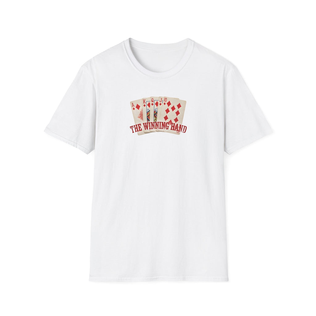 Poker T-Shirt — "The Winning Hand" Playing Cards Tee 