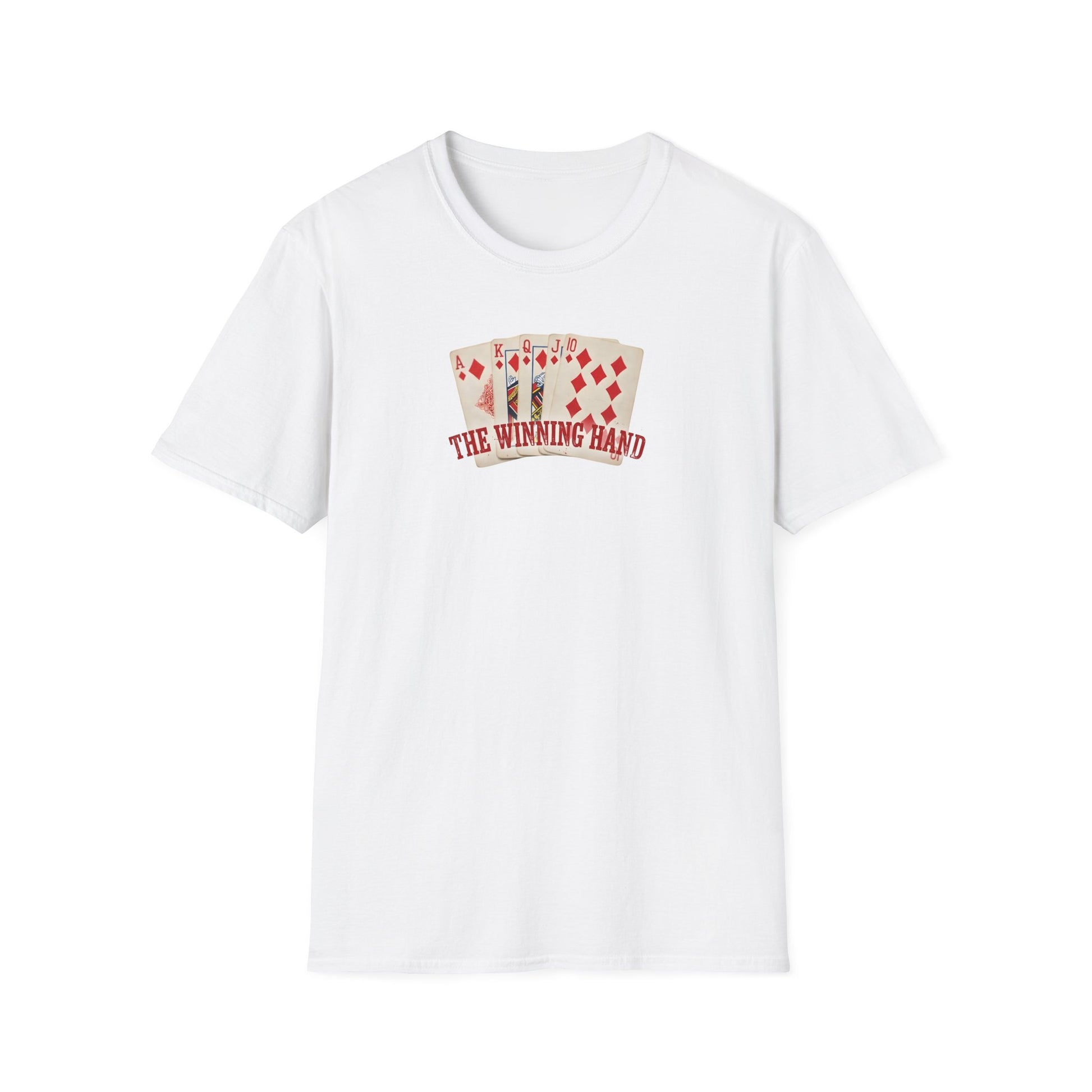 Poker T-Shirt — "The Winning Hand" Playing Cards Tee 