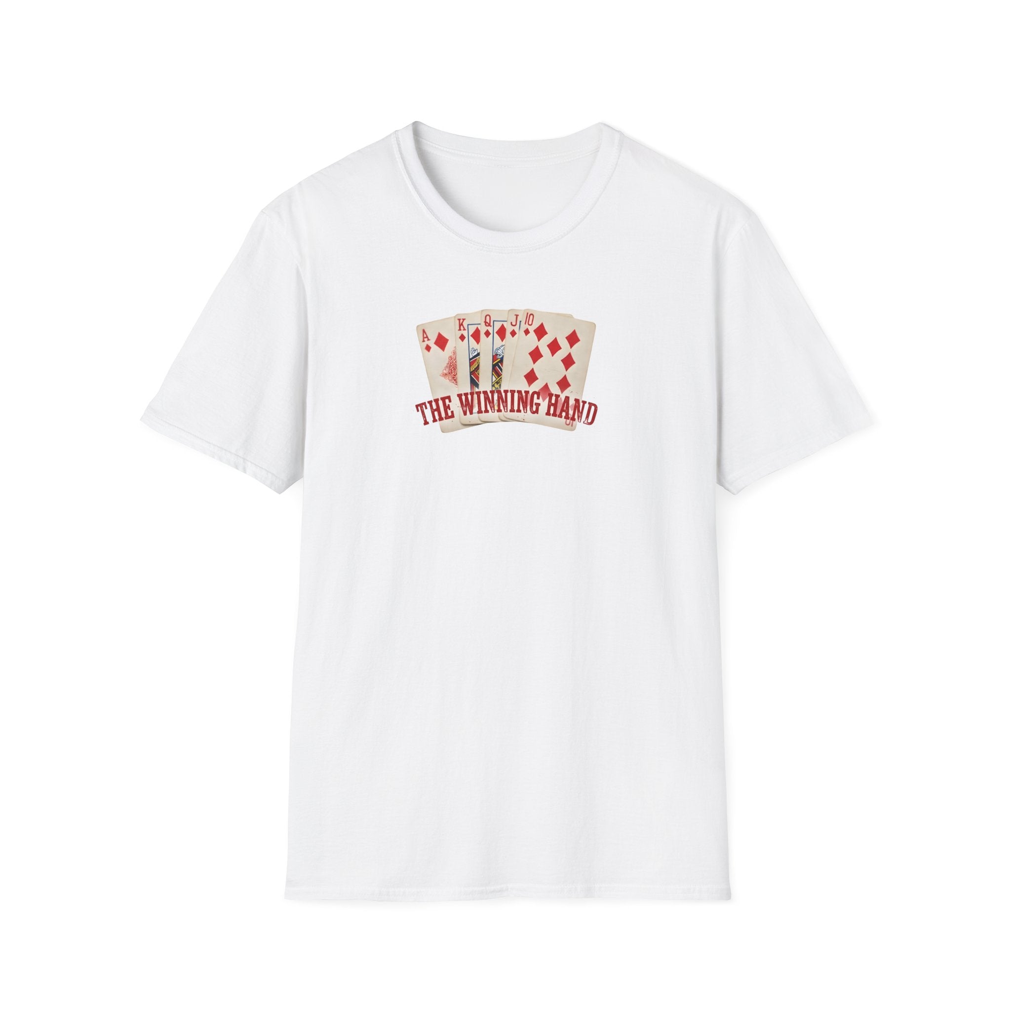 Poker T-Shirt — "The Winning Hand" Playing Cards Tee 