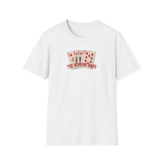 Poker T-Shirt — "The Winning Hand" Playing Cards Tee 