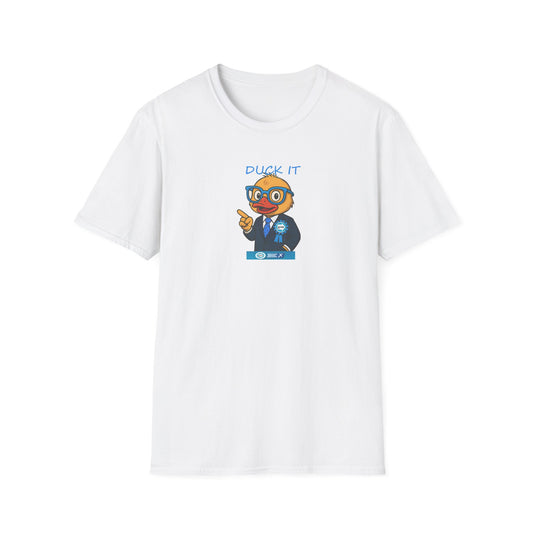 Vote Reform Duck It T‑Shirt — Funny Political Cartoon Duck (UK Reform)
