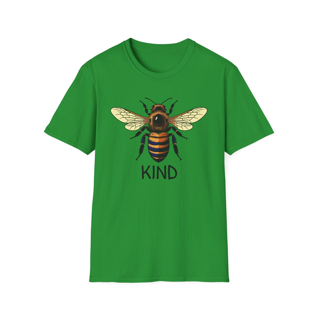Bee Graphic T-Shirt — "Kind" Eco-Friendly Bee Tee for Nature Lovers Printify
