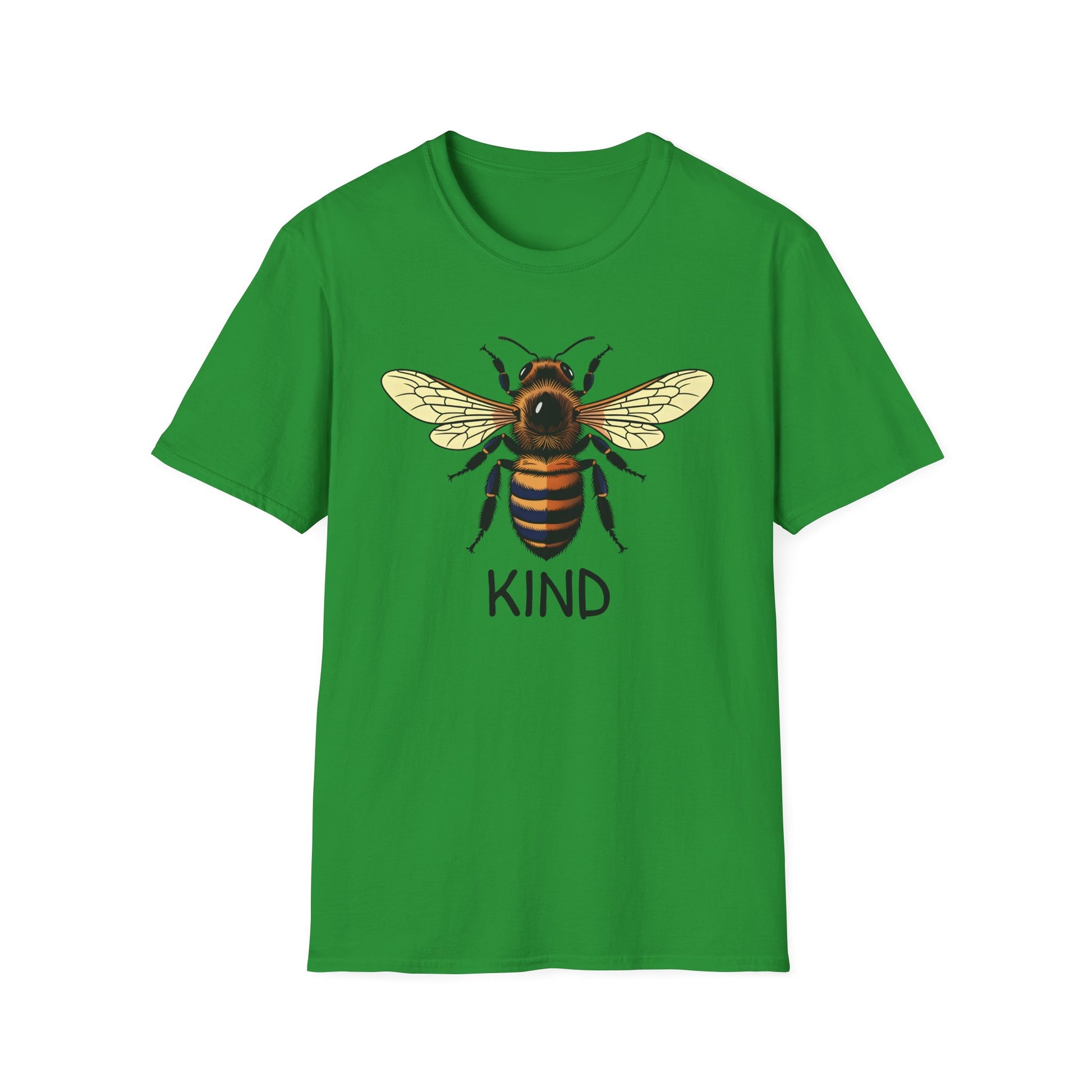Bee Graphic T-Shirt — "Kind" Eco-Friendly Bee Tee for Nature Lovers Printify