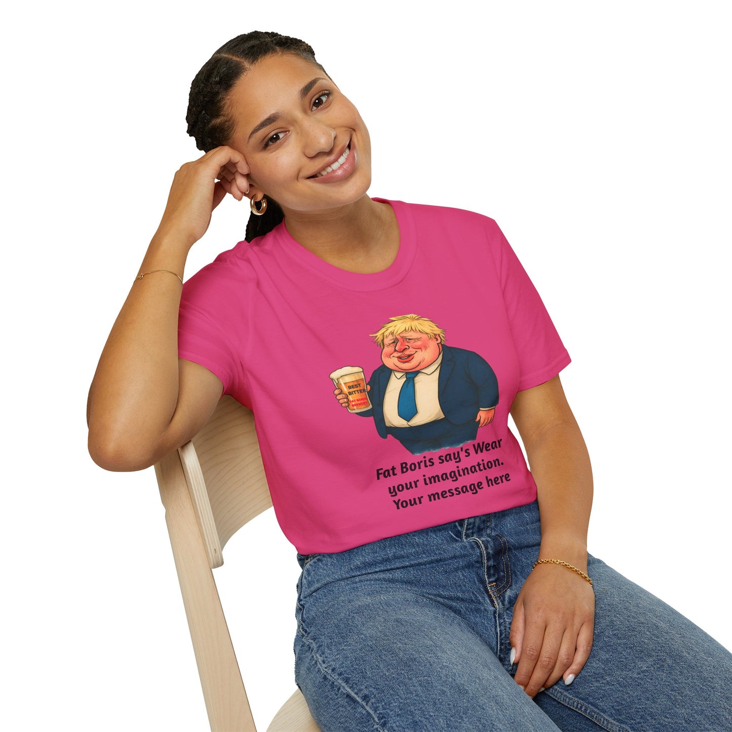 T-Shirt — "Wear Your Imagination" Personalise your own T Shirt Printify