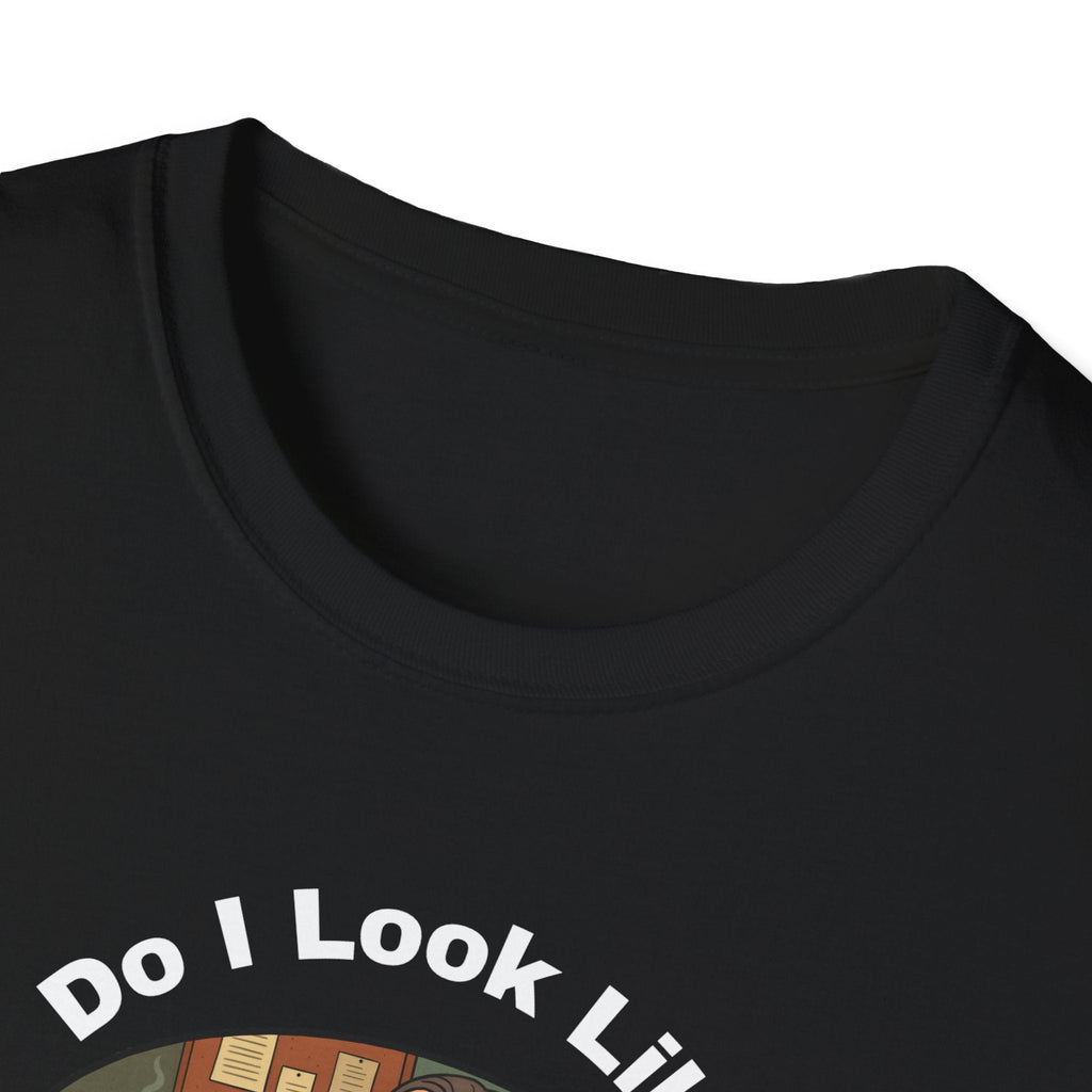 T-Shirt Gary Oldman Slow Horses Inspired Do I Look Like I Give a F*** Unisex Softstyle Printify