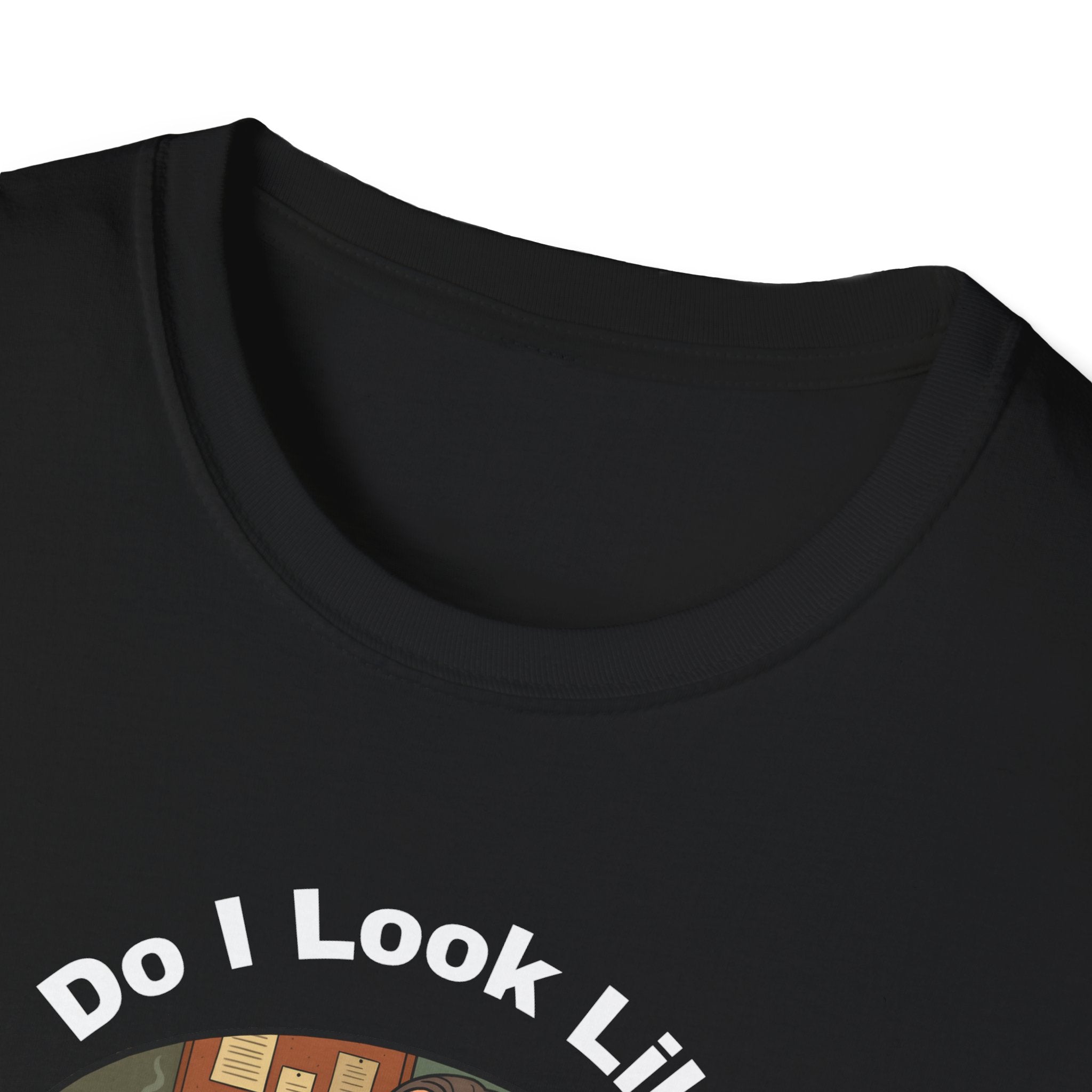 T-Shirt Gary Oldman Slow Horses Inspired Do I Look Like I Give a F*** Unisex Softstyle Printify