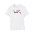 White Fat Boris Beer Shed Colourful Logo T-Shirt