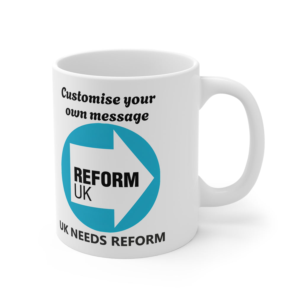 UK Needs Reform Mug 11oz – Custom Text Personalised Coffee Cup 