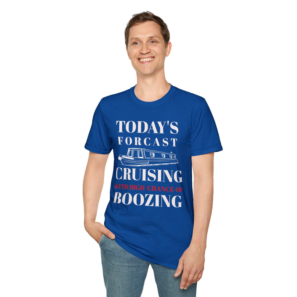 Cruising With High Chance of Boozing T-Shirt Printify