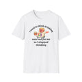 Funny Beer T-Shirt - "I Used To Think Drinking Was Bad For Me So I Stopped Thinking" | Fat Boris Beer Shed Collection Printify