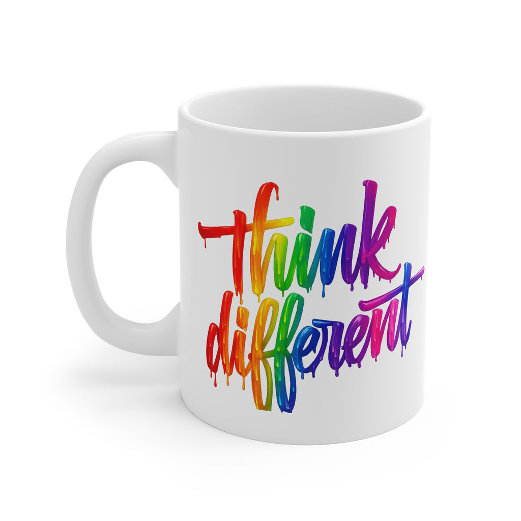 Think different white mug