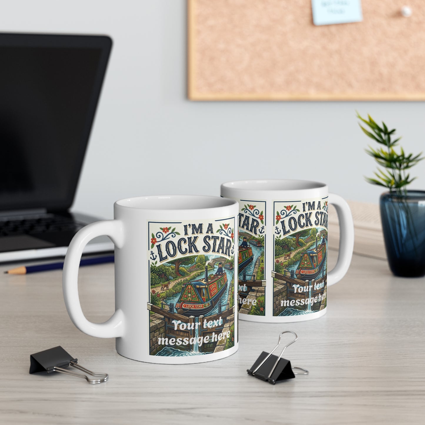 I'm a Lock Star, Personalised Coffee Mug 