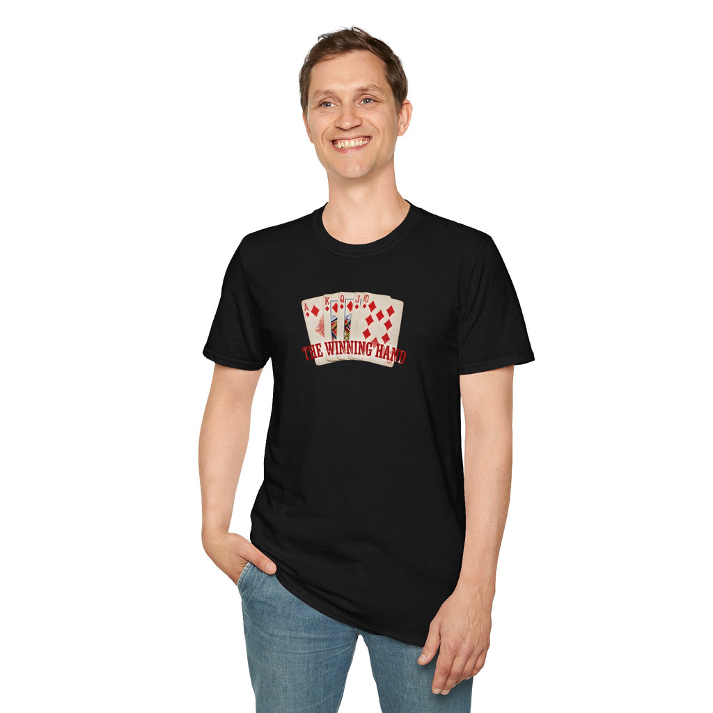 Poker T-Shirt — "The Winning Hand" Playing Cards Tee Printify