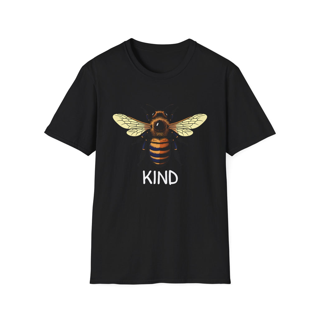 Bee Graphic T-Shirt — "Kind" Eco-Friendly Bee Tee for Nature Lovers Printify