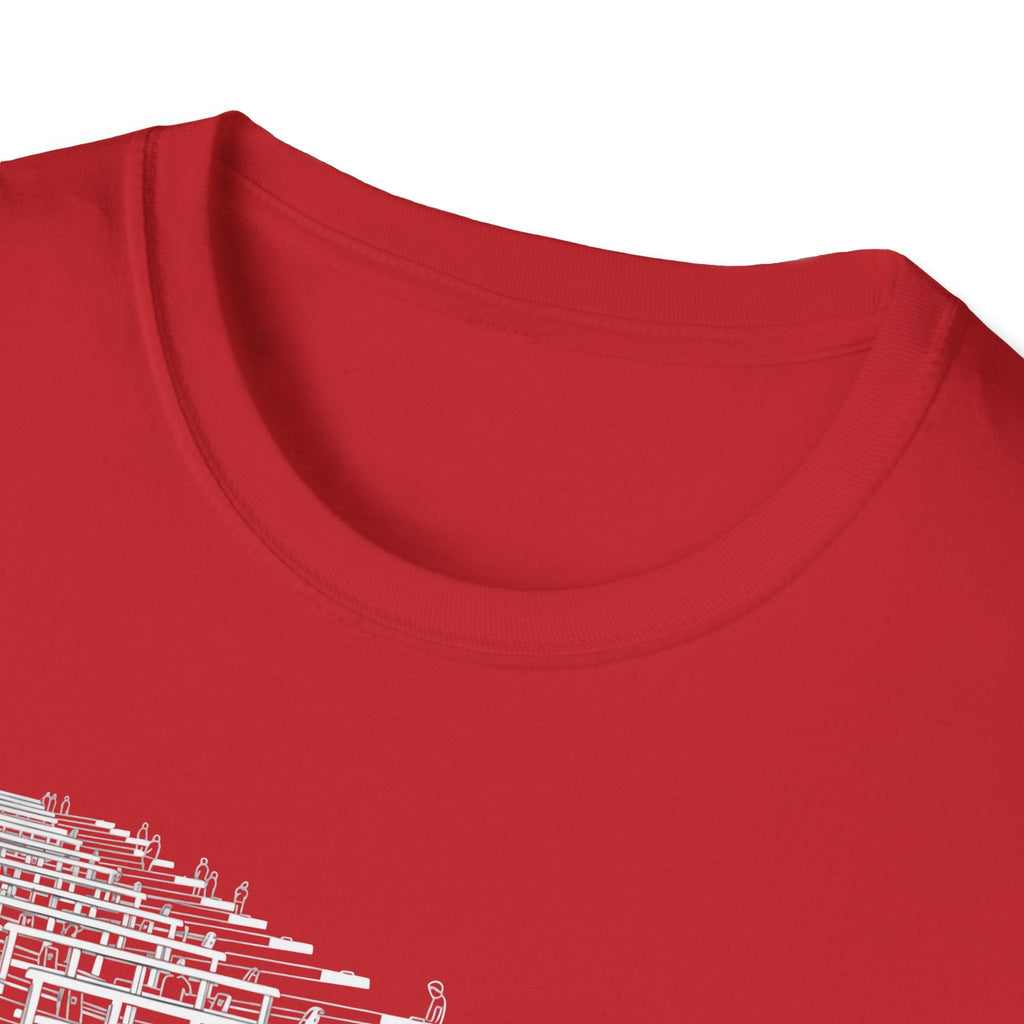 Caen Hill Locks Devizes Kennet and Avon Canal Unisex Softstyle T-Shirt Printify