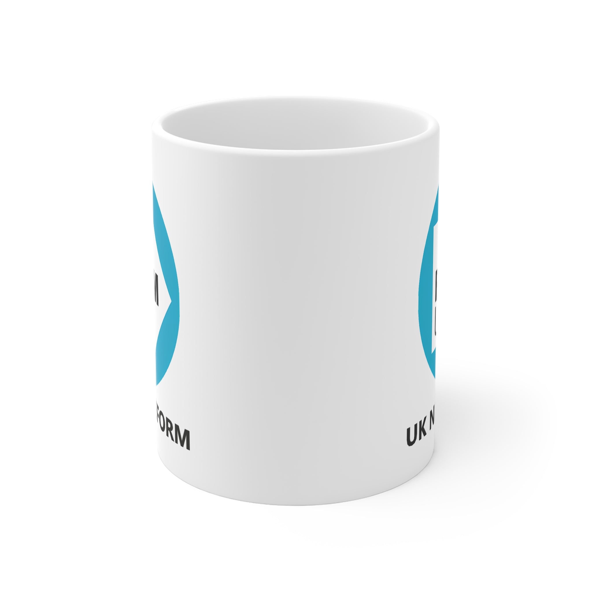 Political Logo White Mug - UK Reform Party Printify