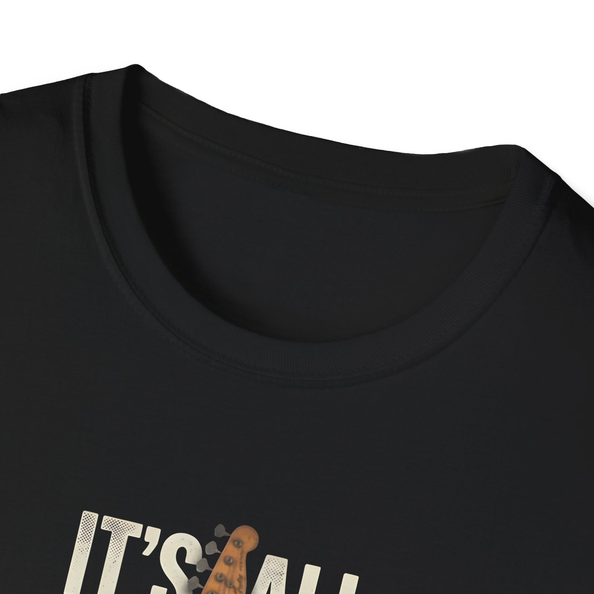 Bass Guitar T-Shirt — "It's All About the Bass" Electric Low End Tee