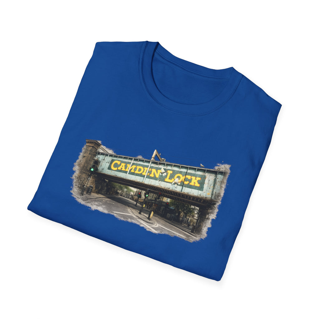 Camden Lock iconic  Bridge Graphic T-Shirt — Vintage London Market Tee