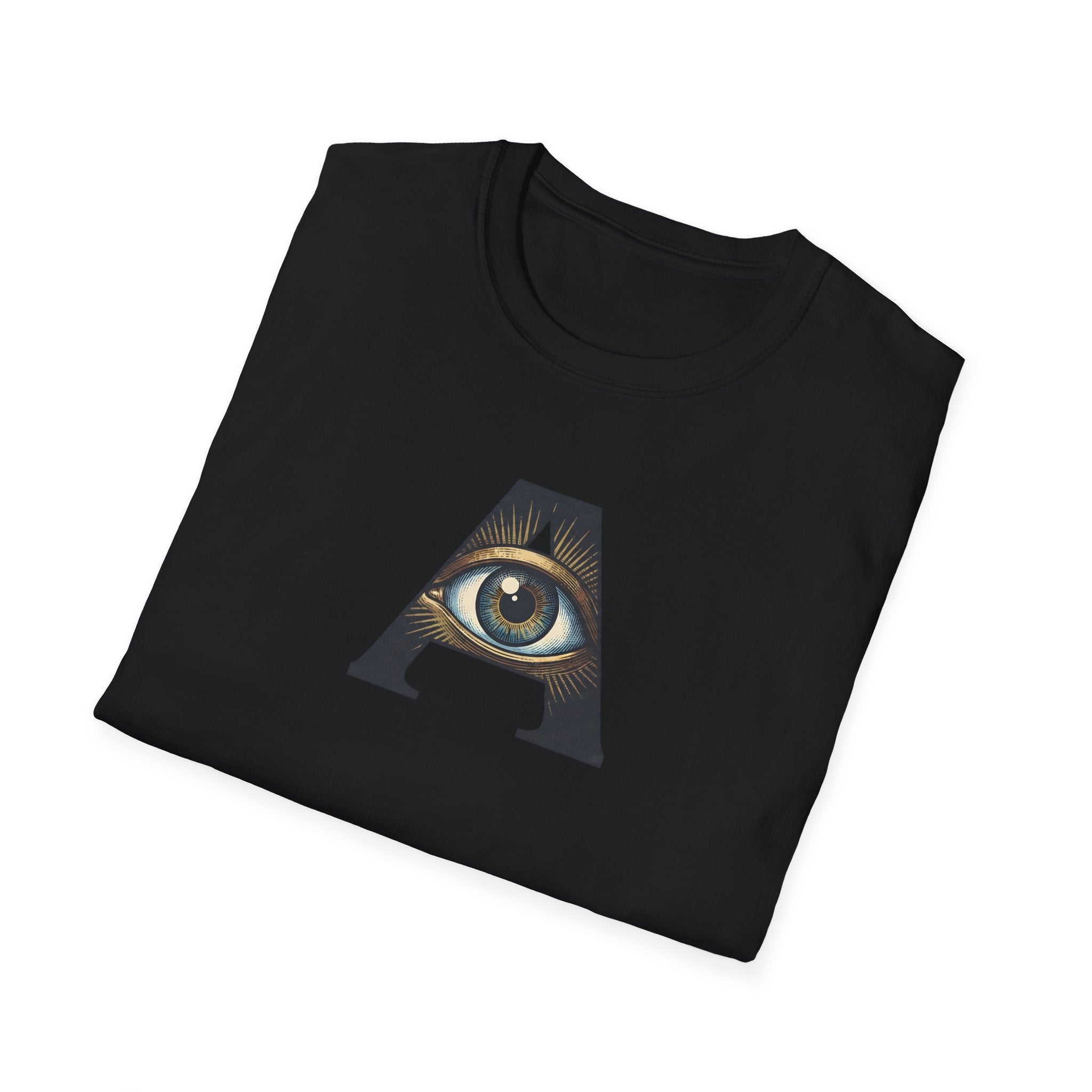 All-Seeing A.I. Eye T-Shirt – Illuminati Inspired AI Graphic Tee | Fat Boris Printify