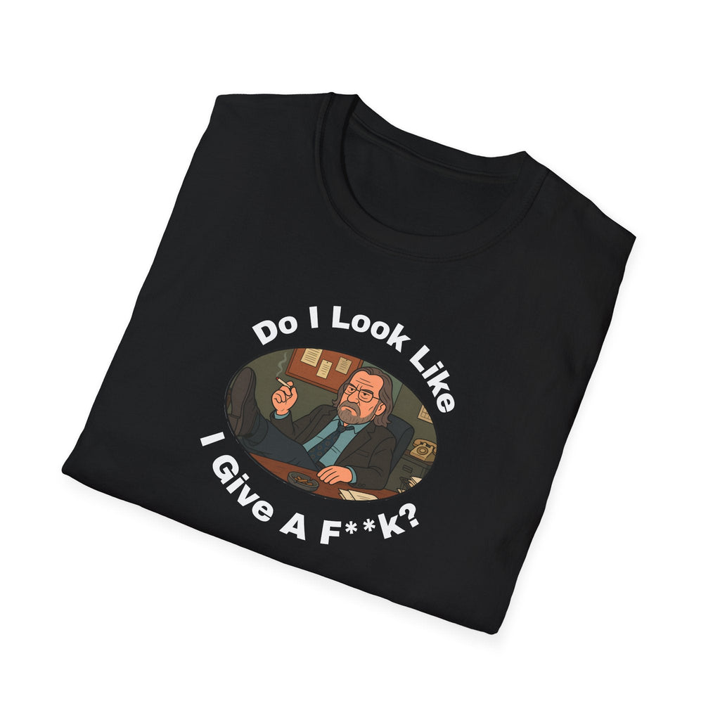 T-Shirt Gary Oldman Slow Horses Inspired Do I Look Like I Give a F*** Unisex Softstyle Printify