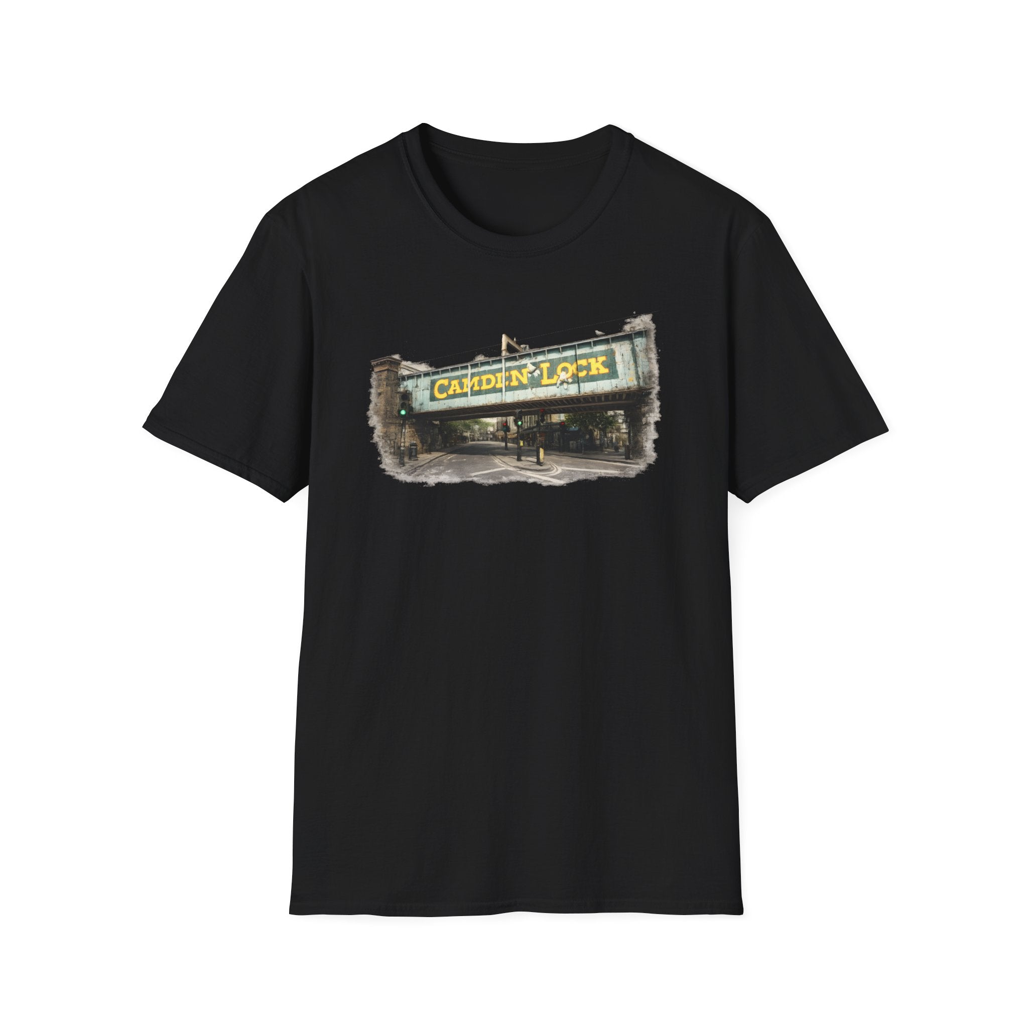 Camden Lock iconic  Bridge Graphic T-Shirt — Vintage London Market Tee