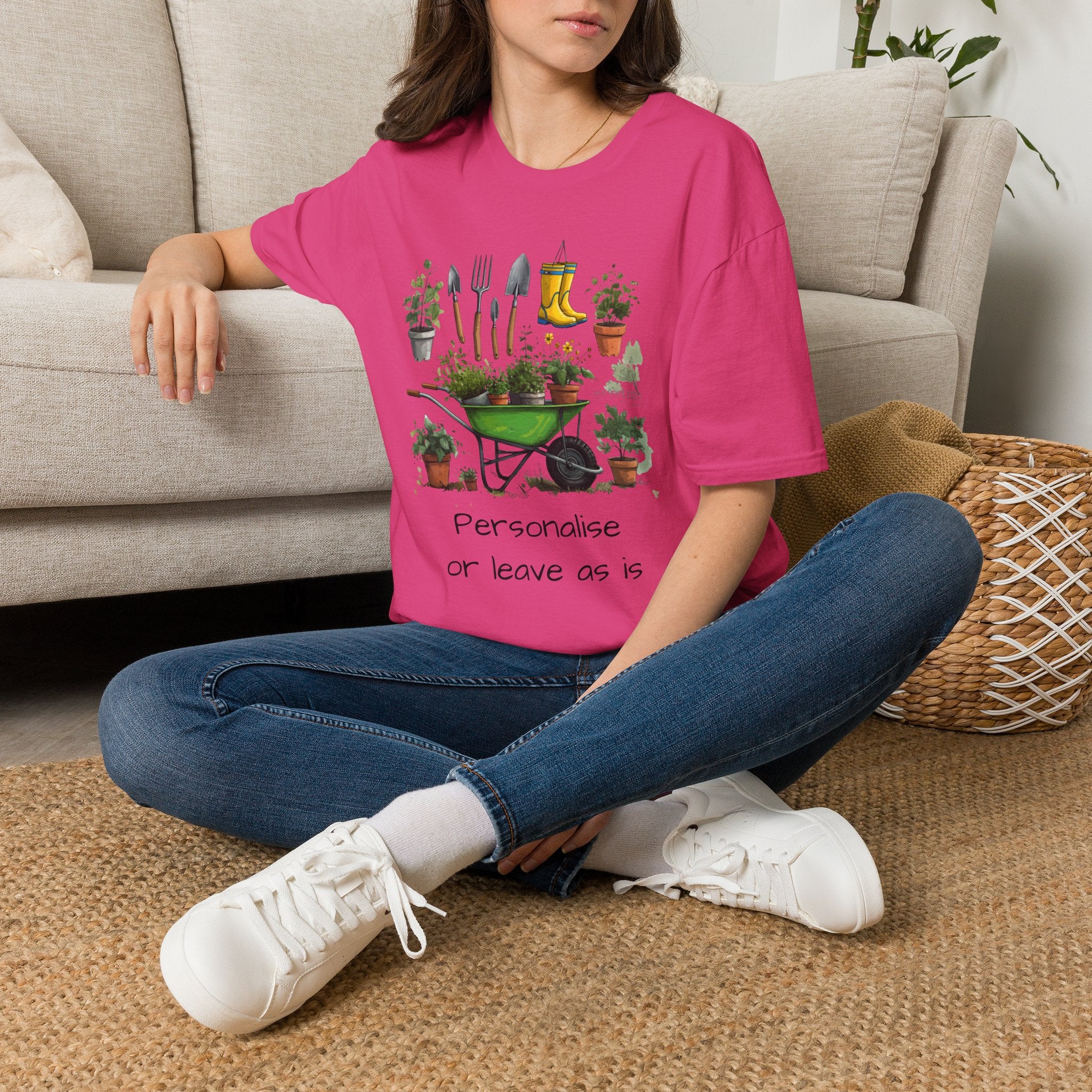 Gardening Tools Wheelbarrow T‑Shirt — Plant Lover Garden Tee Printify