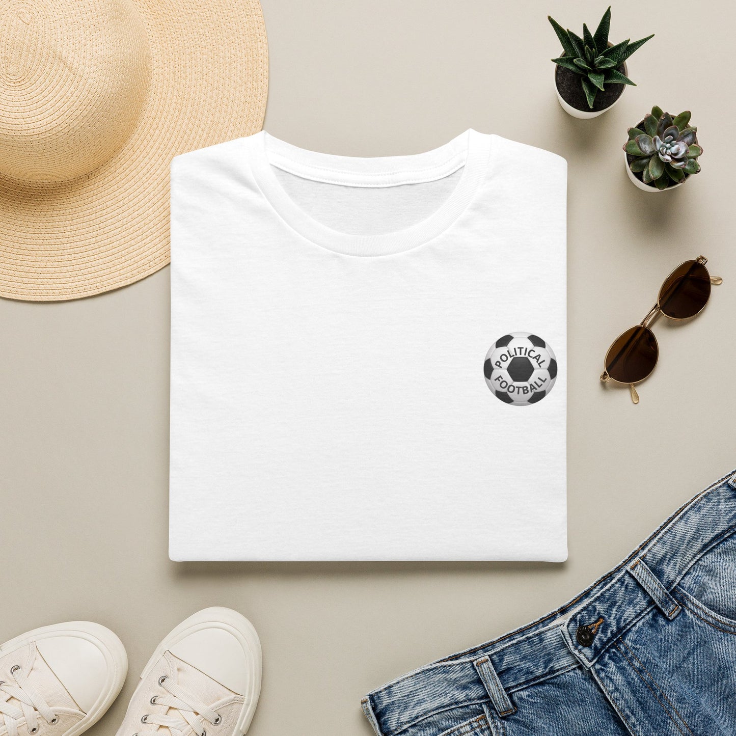 Political Football T-Shirt | Substitution Burnham On Starmer Off | Satire Tee 