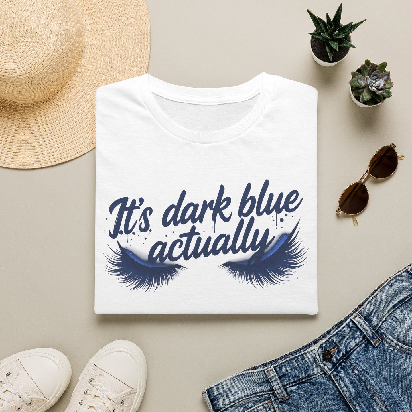 It’s Dark Blue Actually T-Shirt – Andy Burnham Eyelashes Reply to Kemi Badenoch 
