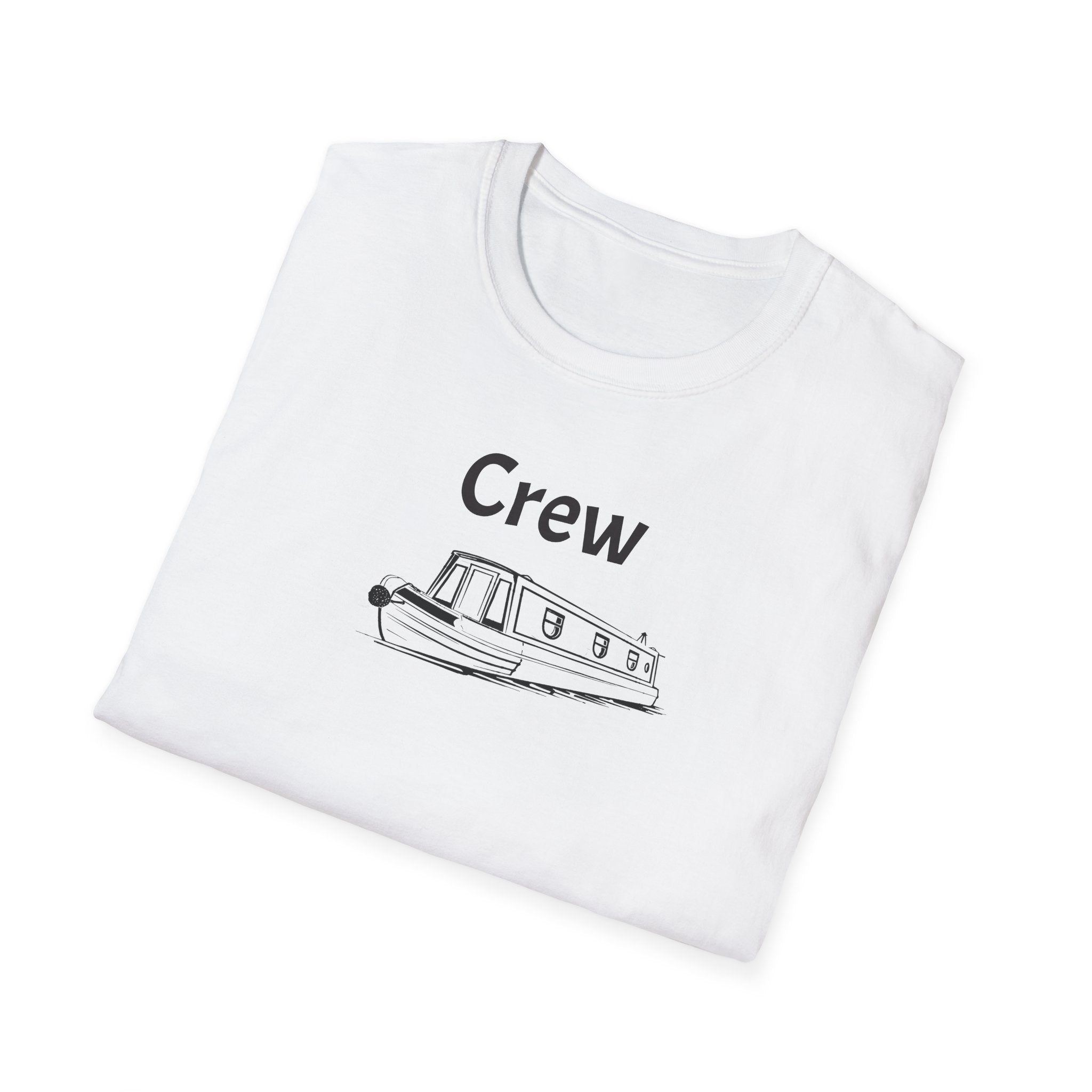 Boat Crew T-Shirt — Narrowboat Crew Graphic Tee Printify