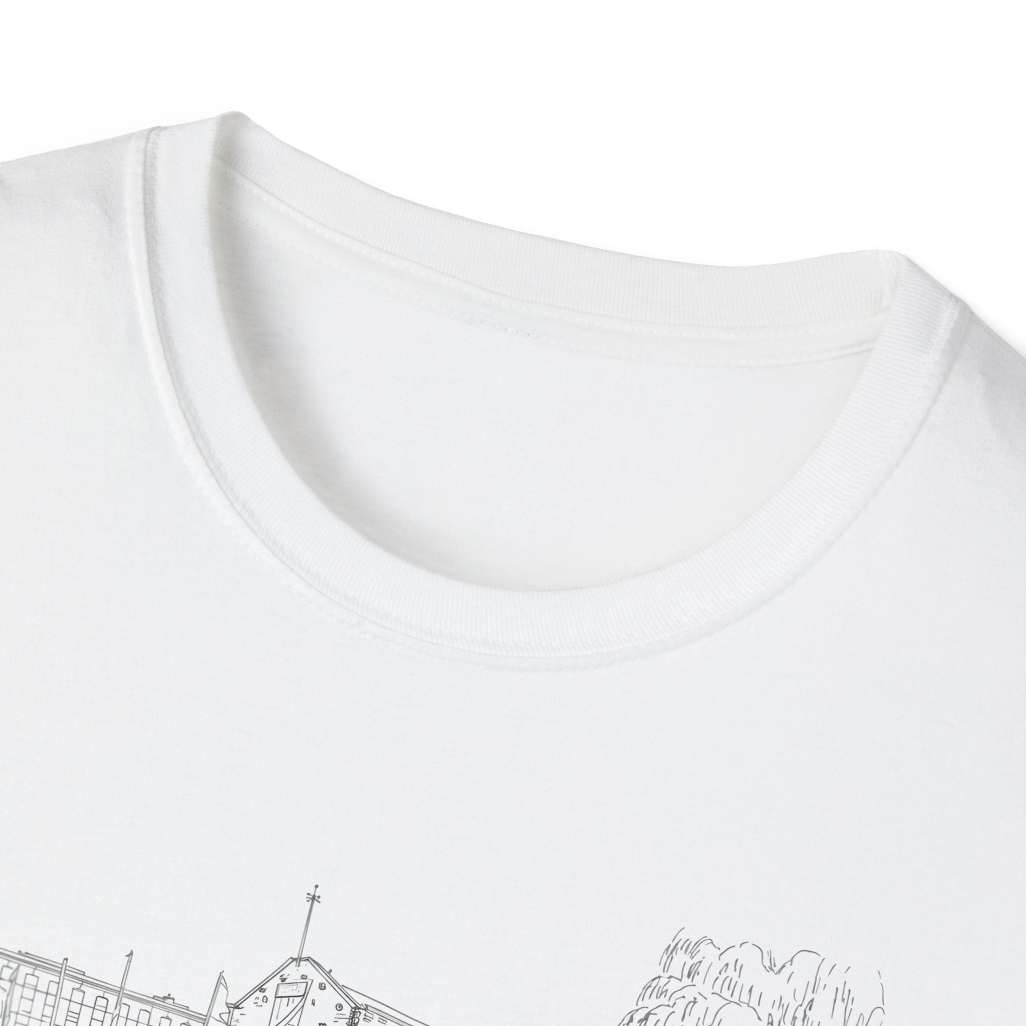 Camden Locks Sketch Tee — London 'Camden Locks' Scenic Canal view T-Shirt