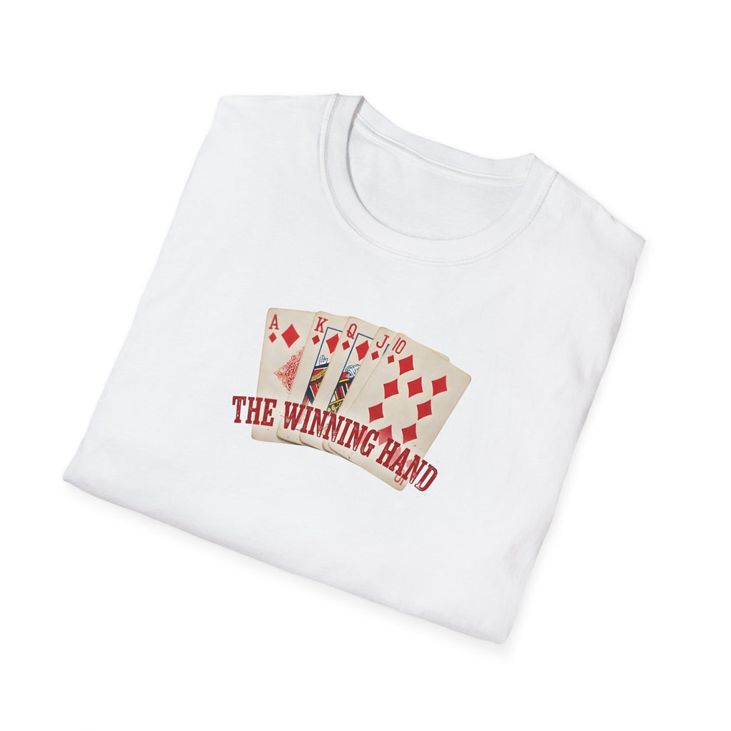 Poker T-Shirt — "The Winning Hand" Playing Cards Tee Printify