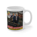 Political Satire Mug — 'Angry Rupert & Bitter Ben Join Forces' News-Style Coffee Cup Printify