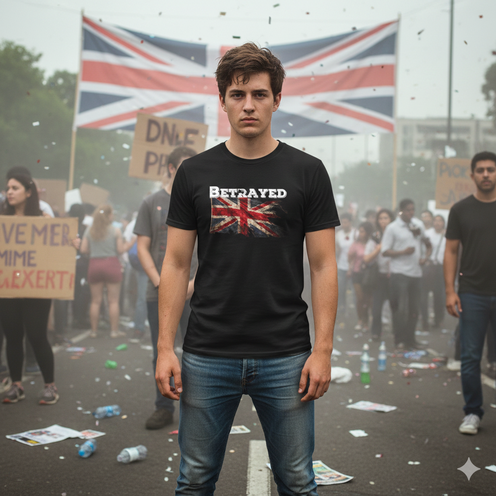 Betrayed Distressed Union Jack T-Shirt