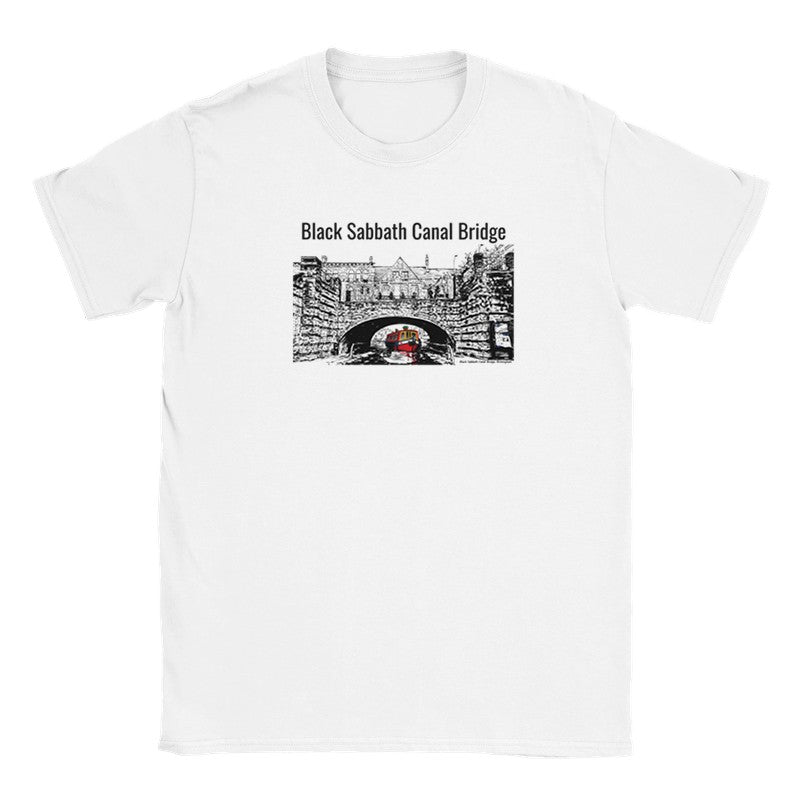 Black Sabbath Canal Bridge Birmingham UK T-Shirt – Industrial Rock Art Tee