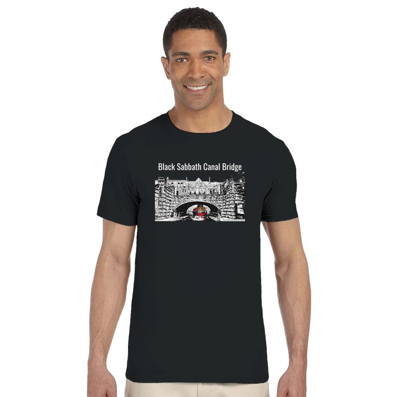 Black Sabbath Canal Bridge Birmingham UK T-Shirt – Industrial Rock Art Tee